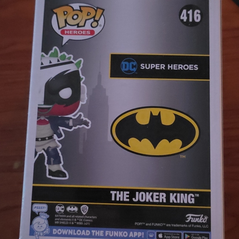 Funko Pop! Heroes The Joker King - Black, Red, White, Green - Picture 3 of 6